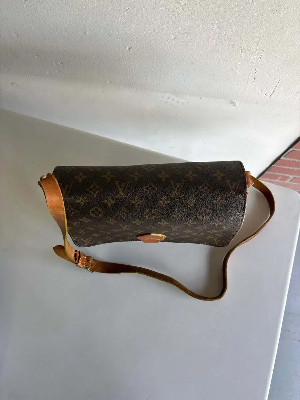Louis Vuitton Pre-Owned 1991 Cartesier GM Crossbody Bag